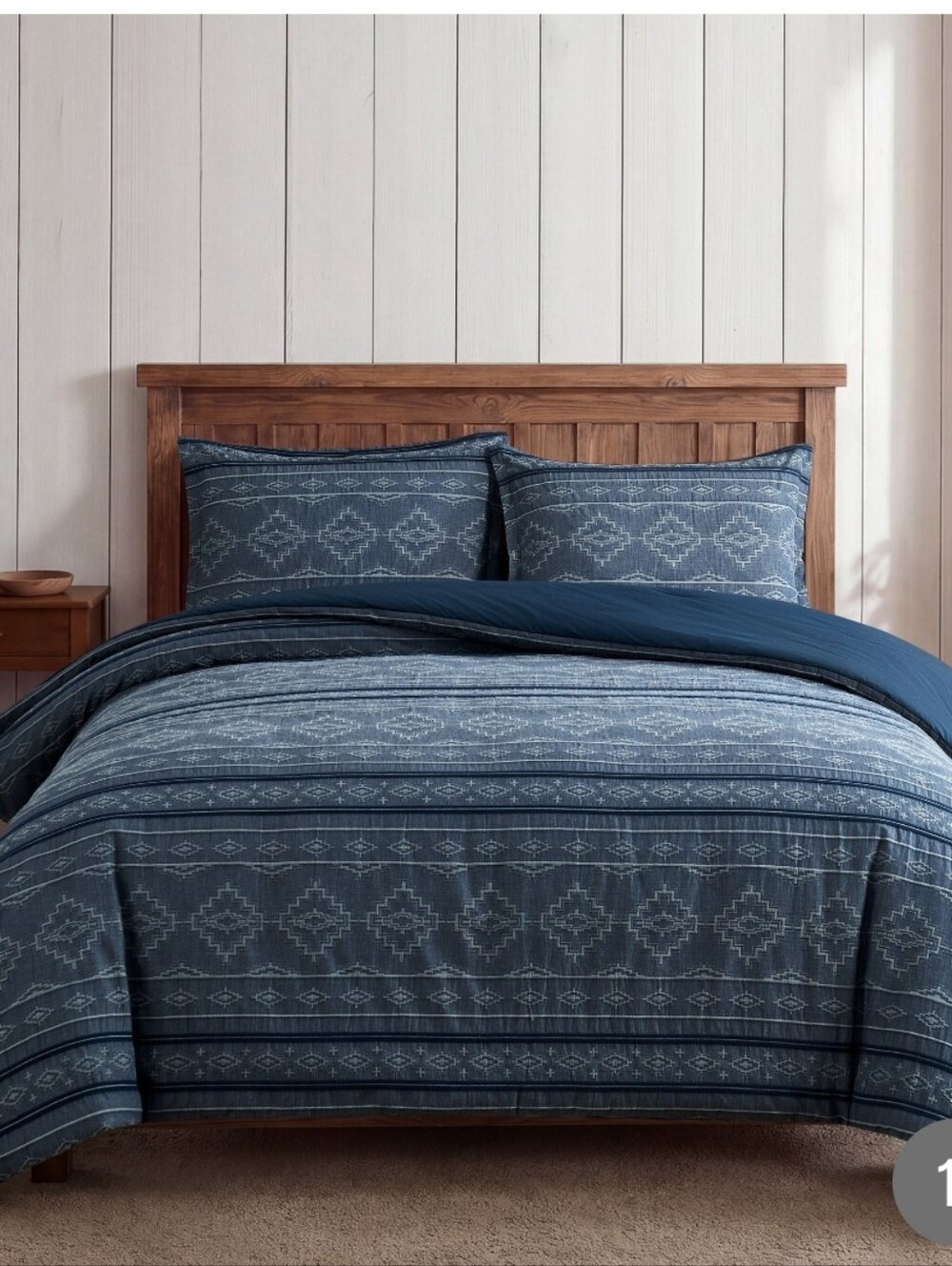 (6) Pendleton 3piece Otero Yarn Dyed Jacquard Geometric Comforter Set